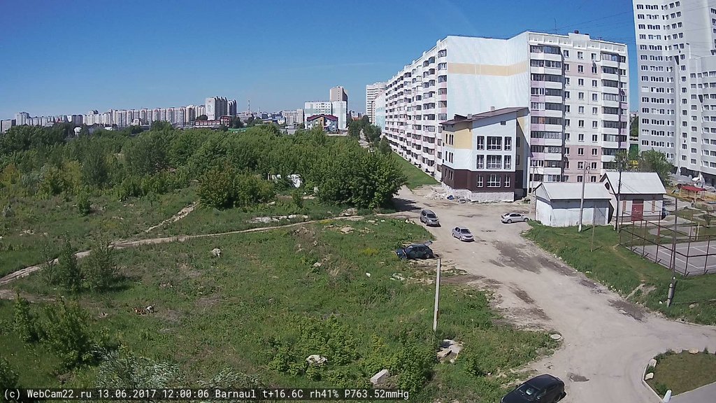 Кадр с камеры 13 июня 2017 года