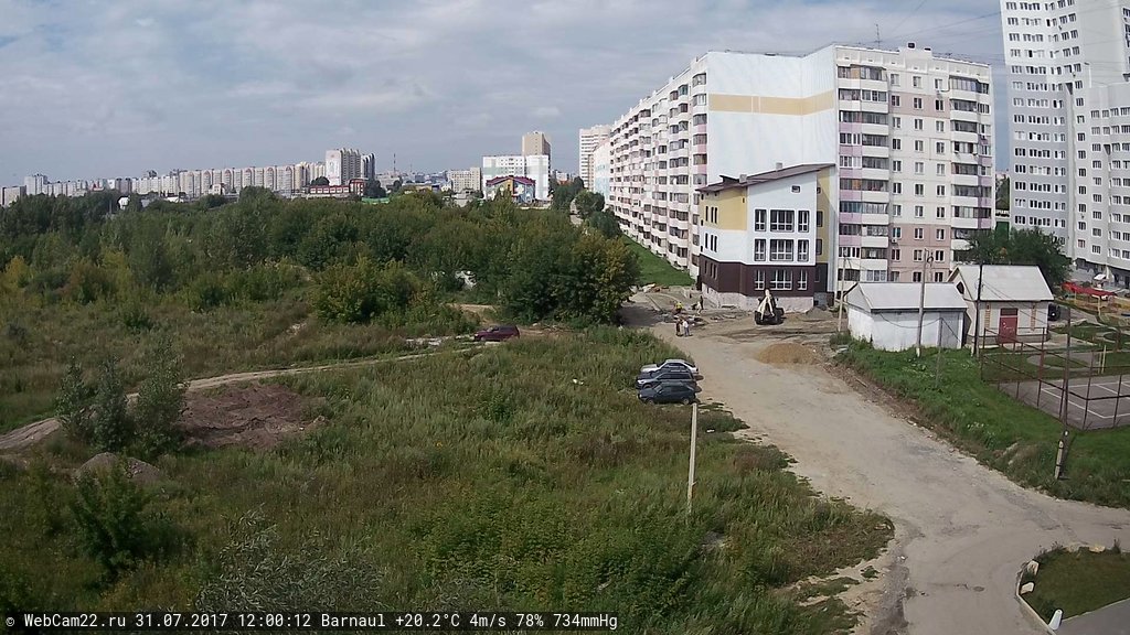 Кадр с камеры 31 июля 2017 года