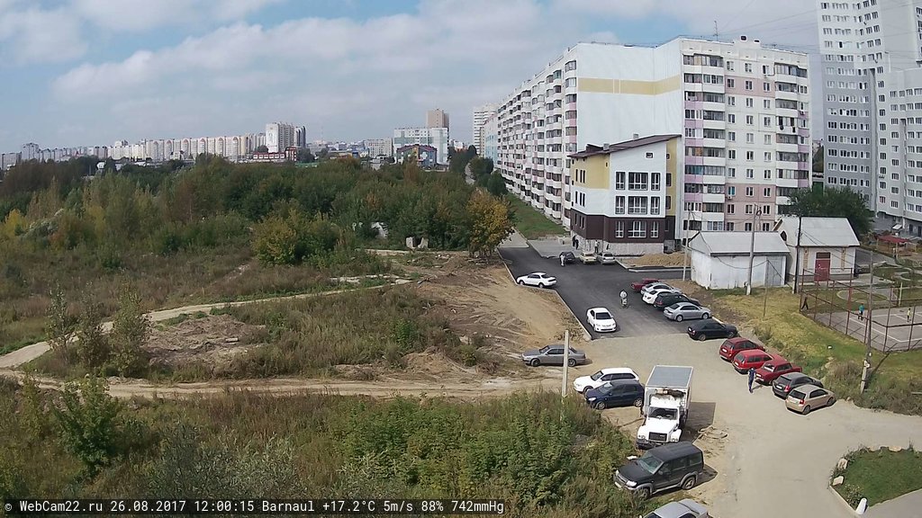 Кадр с камеры 26 августа 2017 года