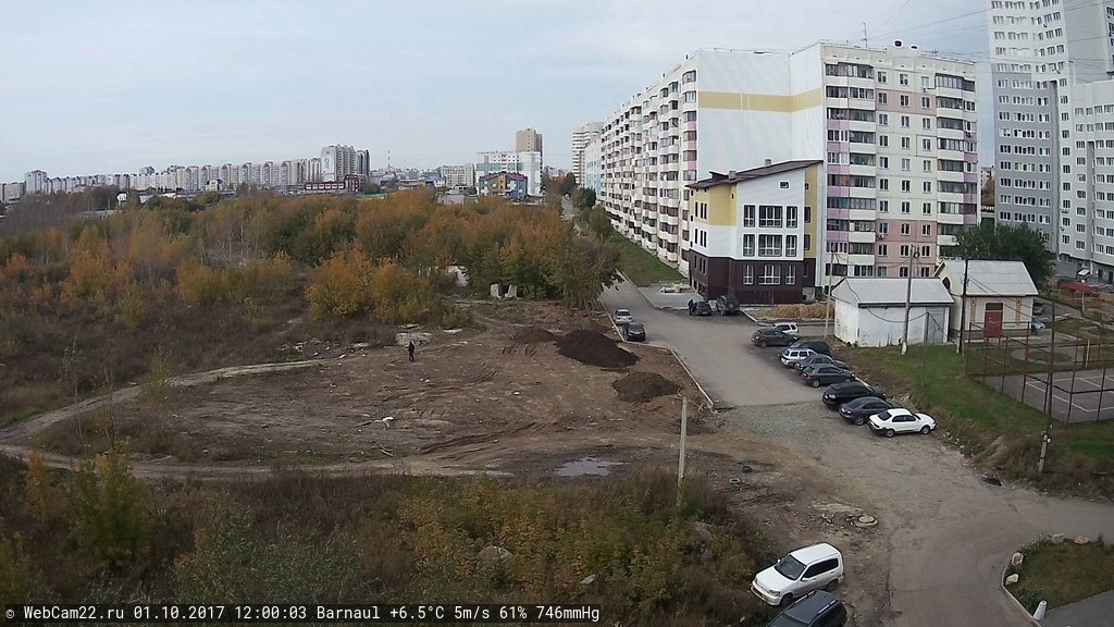 Кадр с камеры 1 октября 2017 года