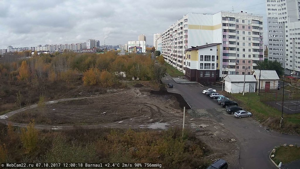 Кадр с камеры 7 октября 2017 года