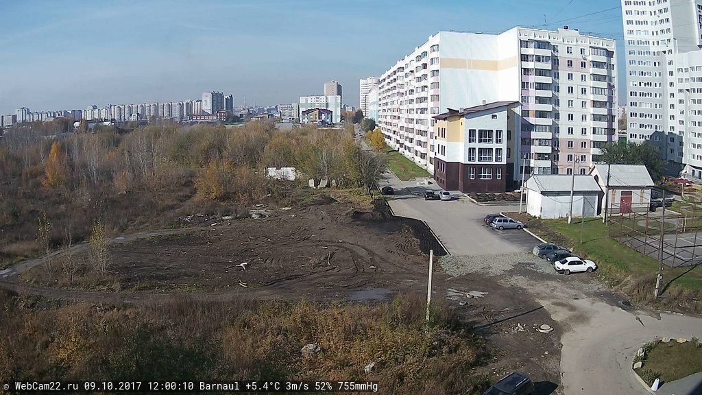 Кадр с камеры 9 октября 2017 года