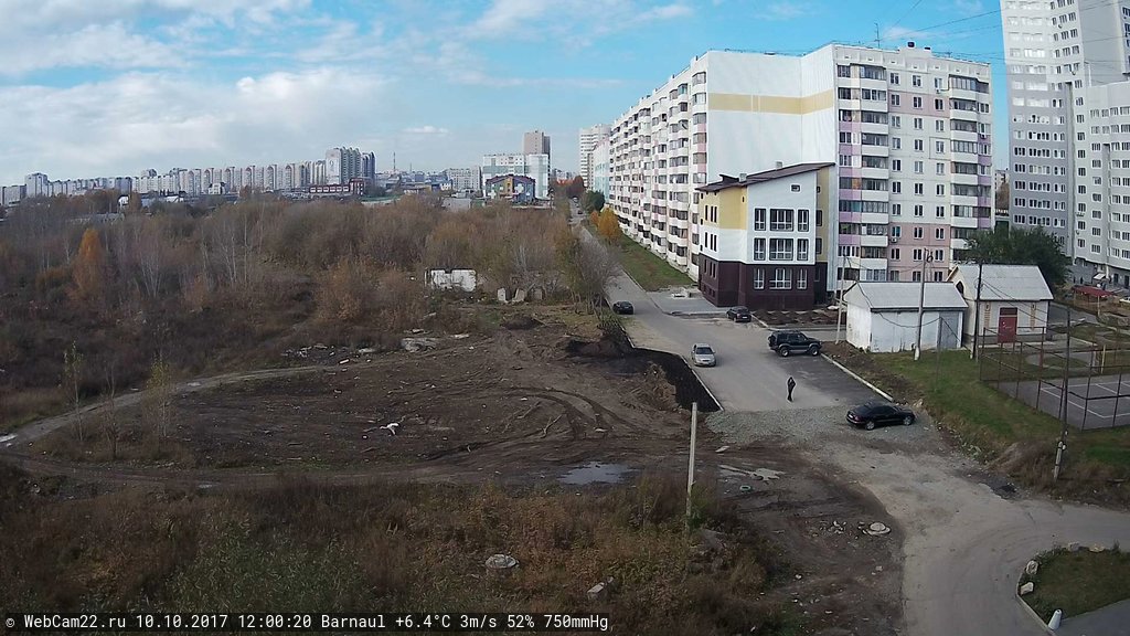 Кадр с камеры 10 октября 2017 года