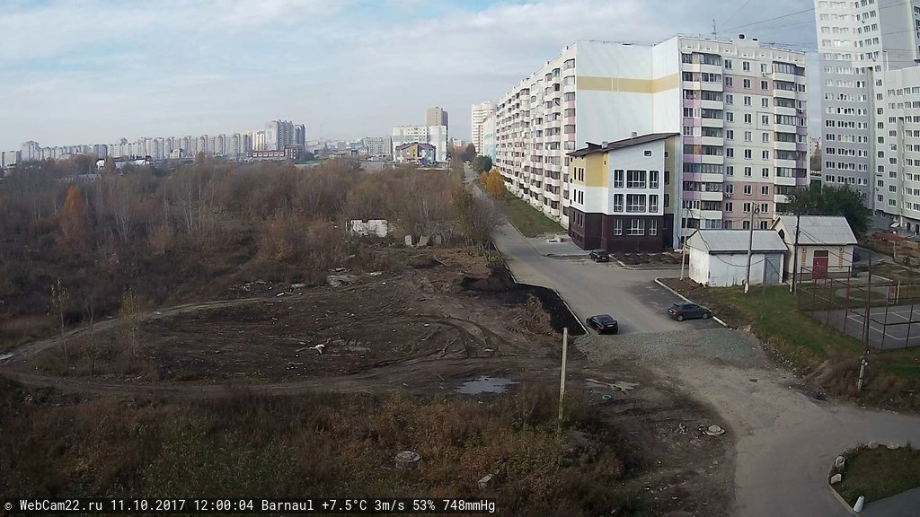 Кадр с камеры 11 октября 2017 года