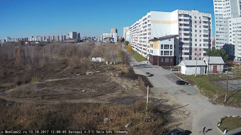 Кадр с камеры 13 октября 2017 года