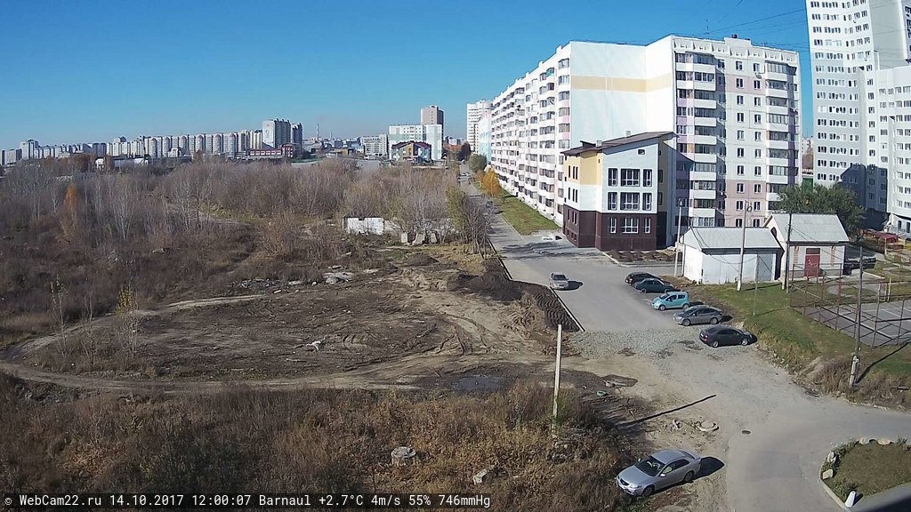 Кадр с камеры 14 октября 2017 года