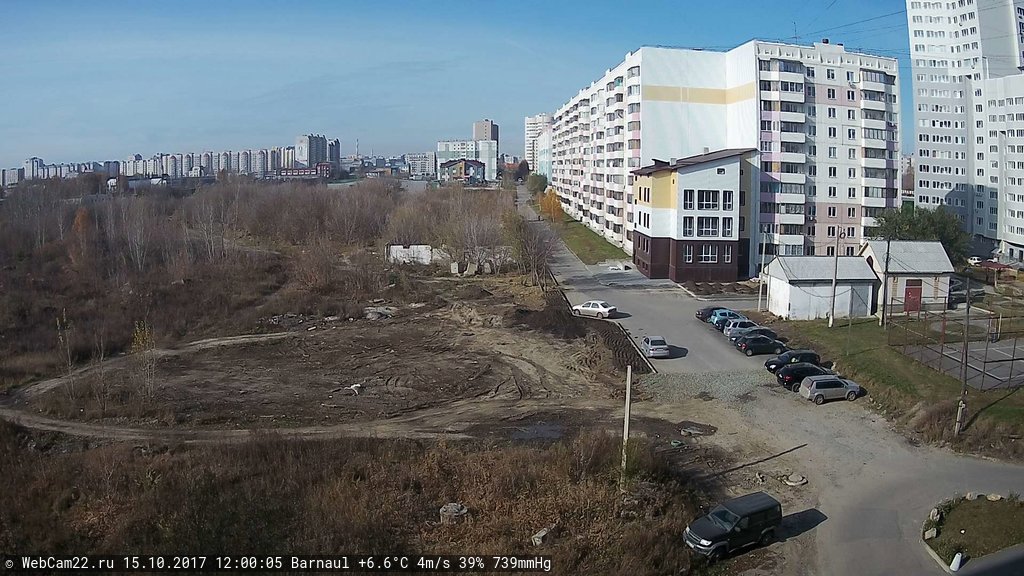 Кадр с камеры 15 октября 2017 года