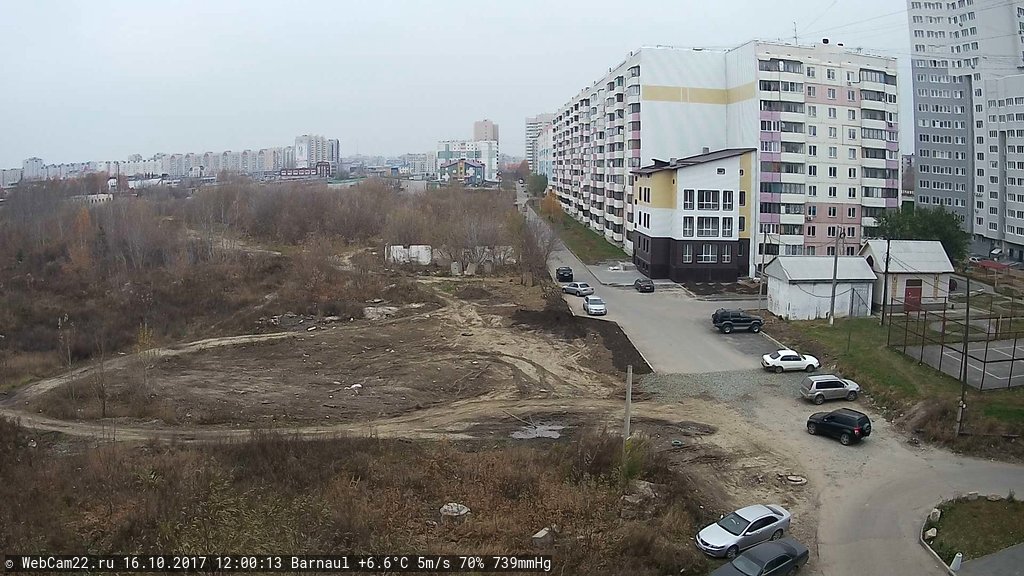 Кадр с камеры 16 октября 2017 года