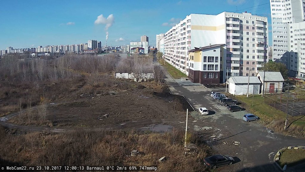 Кадр с камеры 23 октября 2017 года