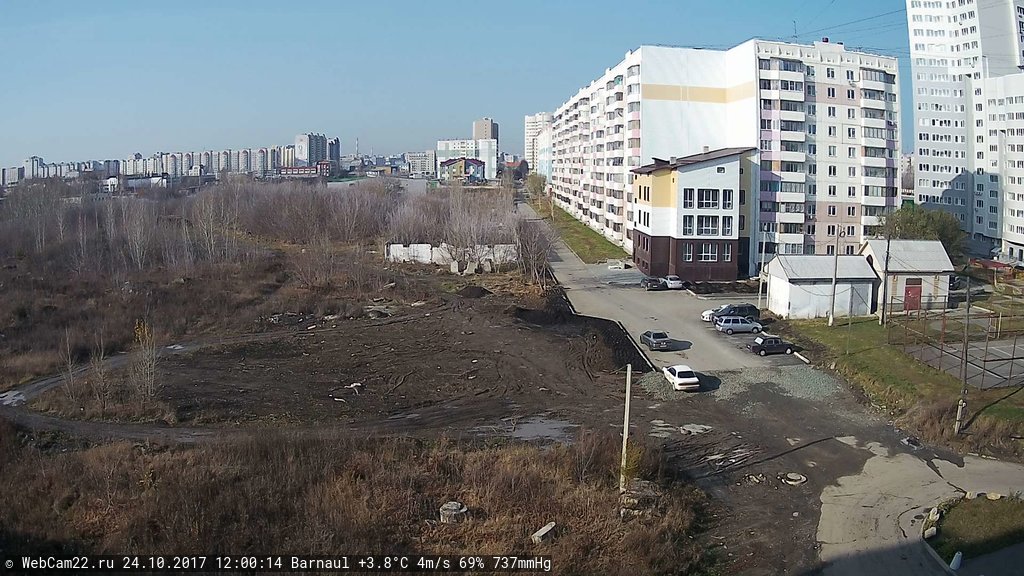 Кадр с камеры 24 октября 2017 года