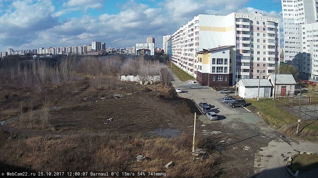 Кадр с камеры 25 октября 2017 года