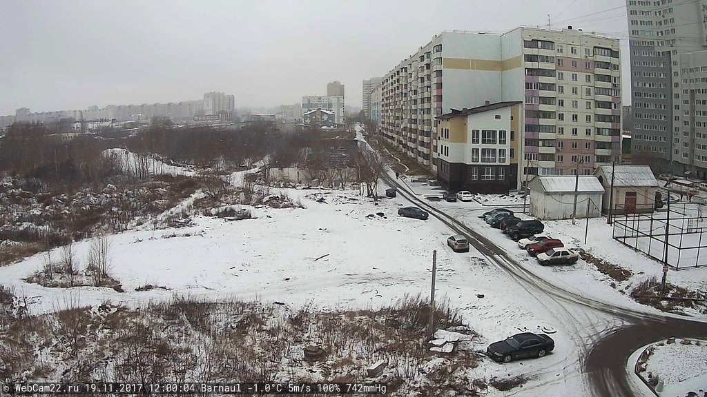 Кадр с камеры 19 ноября 2017 года