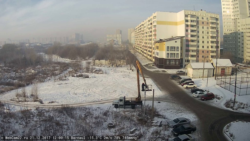 Кадр с камеры 21 декабря 2017 года