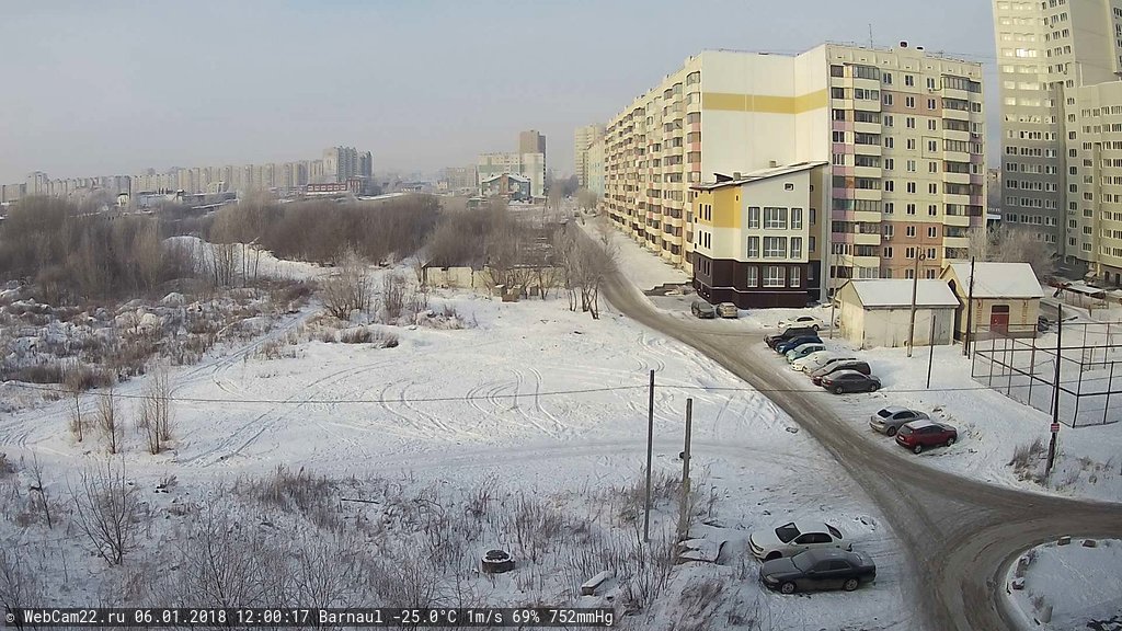 Кадр с камеры 6 января 2018 года