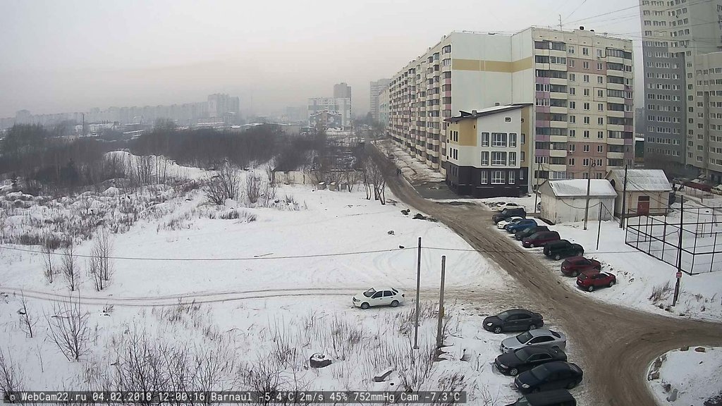 Кадр с камеры 4 февраля 2018 года