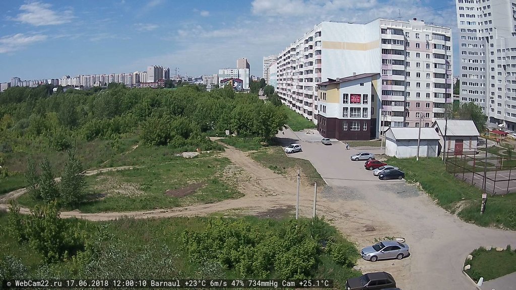 Кадр с камеры 17 июня 2018 года