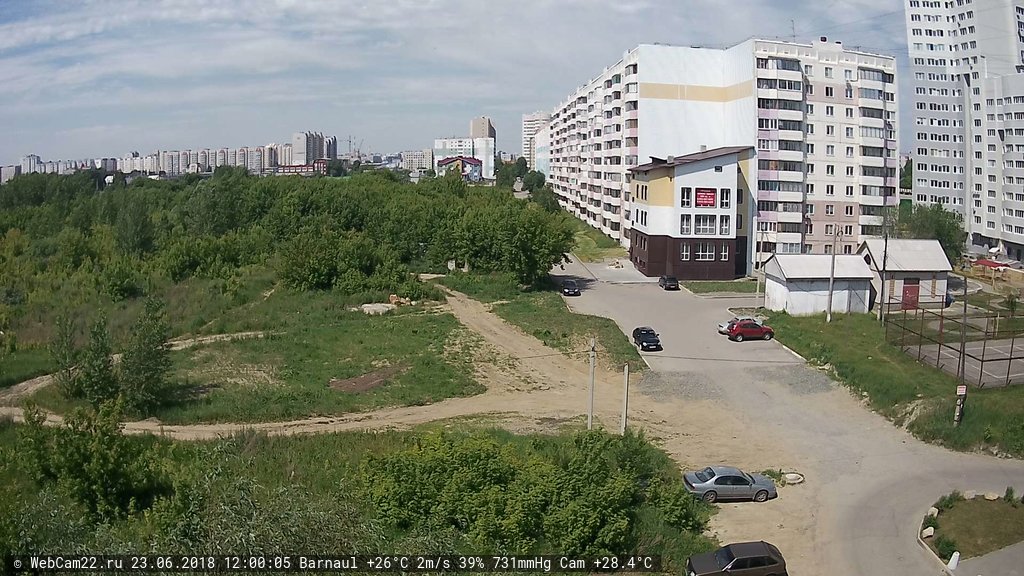 Кадр с камеры 23 июня 2018 года