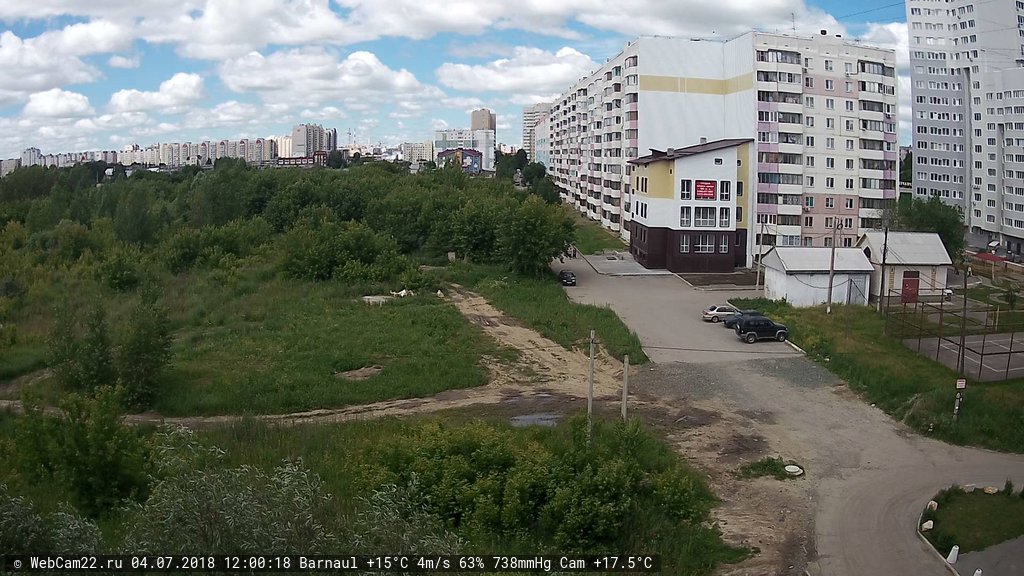 Кадр с камеры 4 июля 2018 года