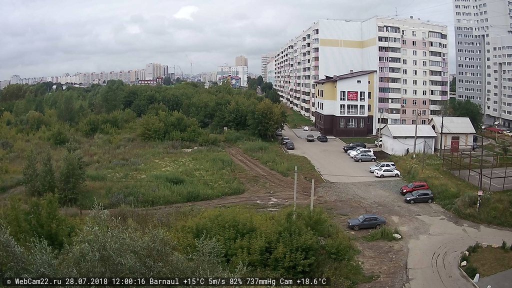 Кадр с камеры 28 июля 2018 года