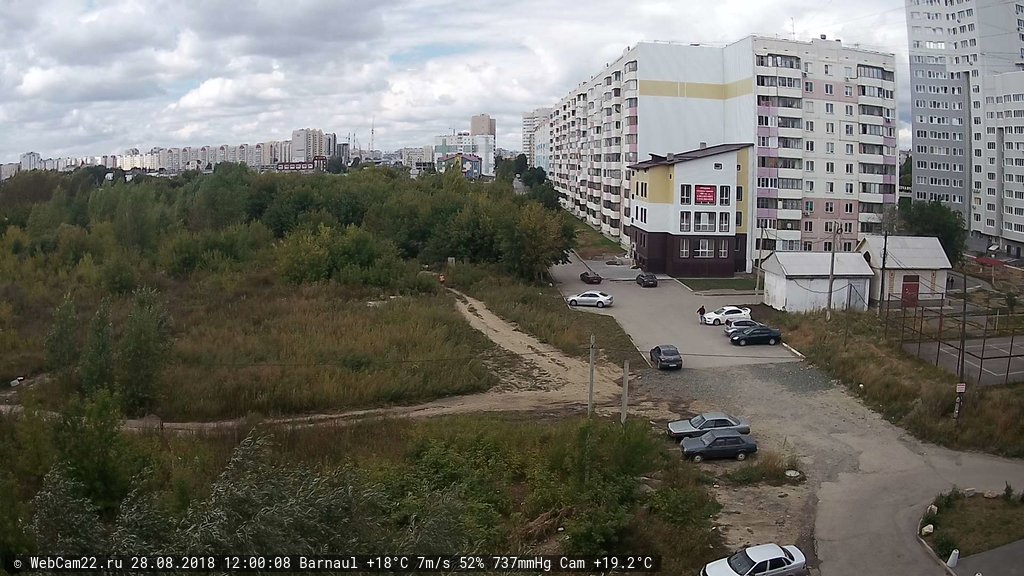 Кадр с камеры 28 августа 2018 года