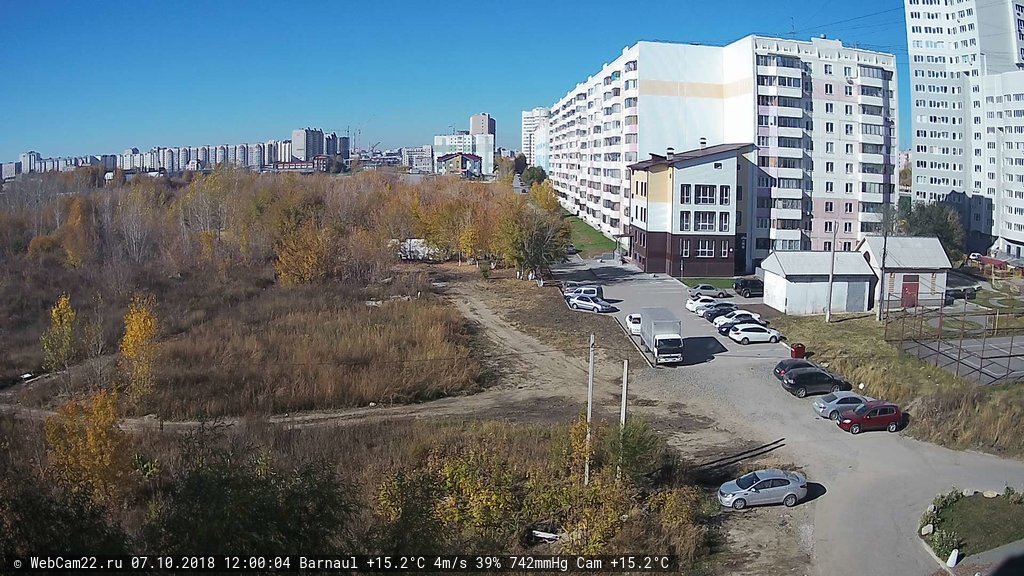 Кадр с камеры 7 октября 2018 года