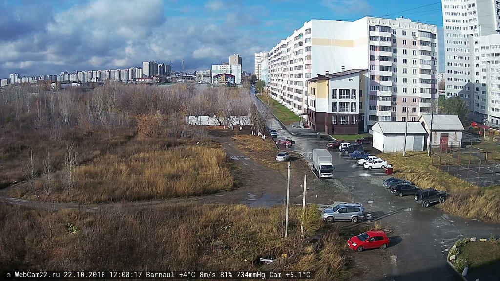 Кадр с камеры 22 октября 2018 года