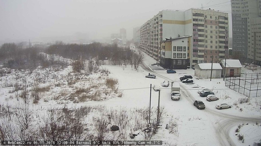 Кадр с камеры 6 ноября 2018 года