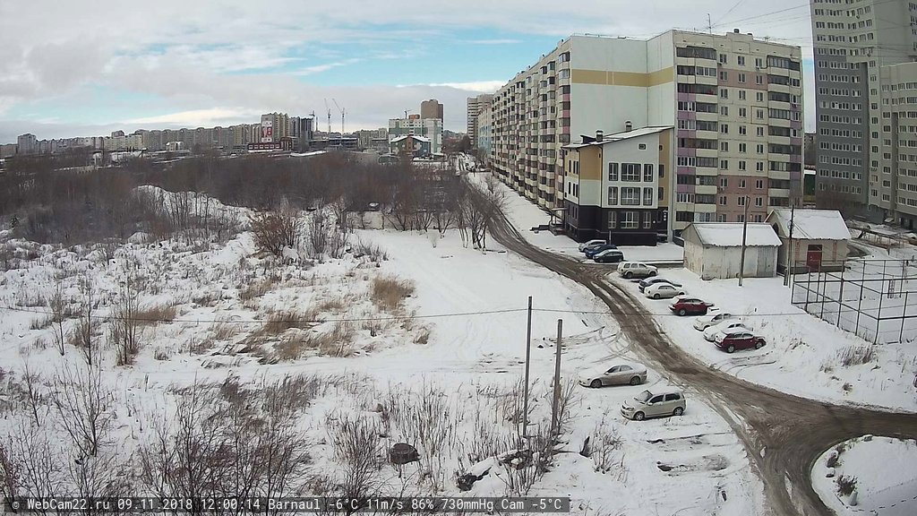 Кадр с камеры 9 ноября 2018 года