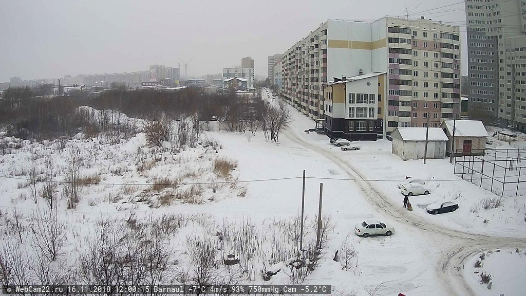 Кадр с камеры 16 ноября 2018 года