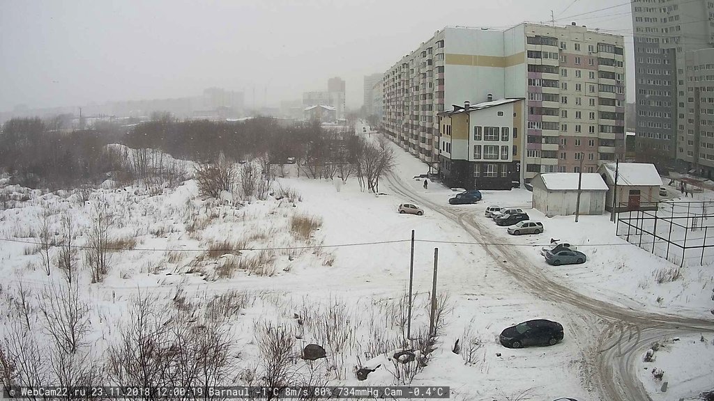 Кадр с камеры 23 ноября 2018 года