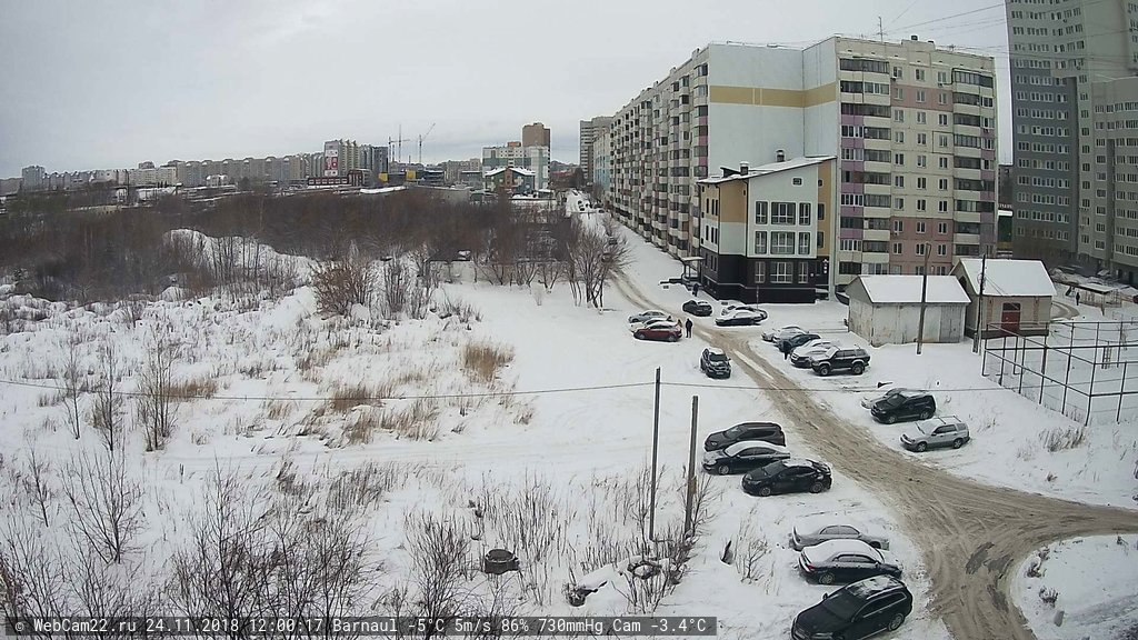 Кадр с камеры 24 ноября 2018 года