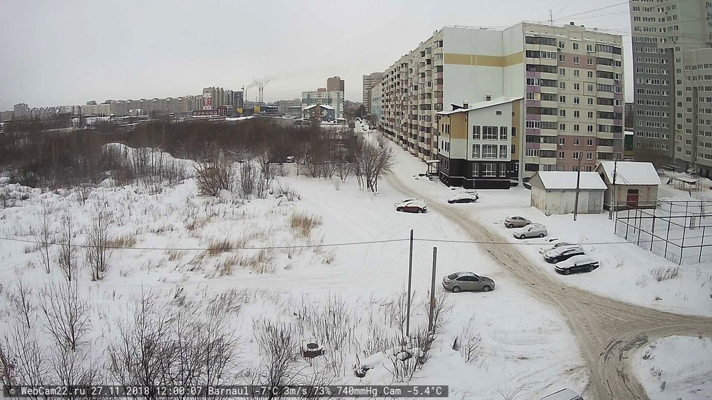 Кадр с камеры 27 ноября 2018 года