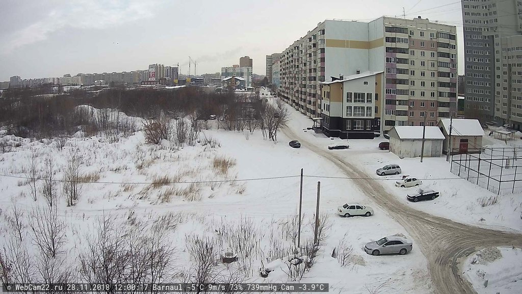 Кадр с камеры 28 ноября 2018 года
