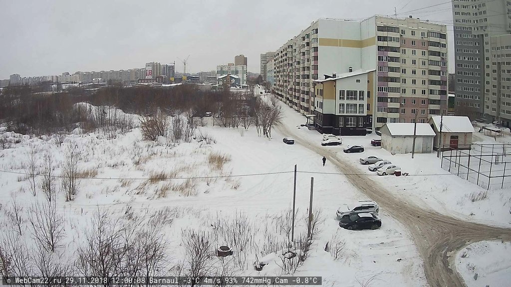 Кадр с камеры 29 ноября 2018 года