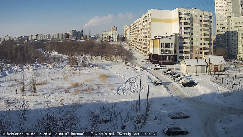 Кадр с камеры 2 декабря 2018 года