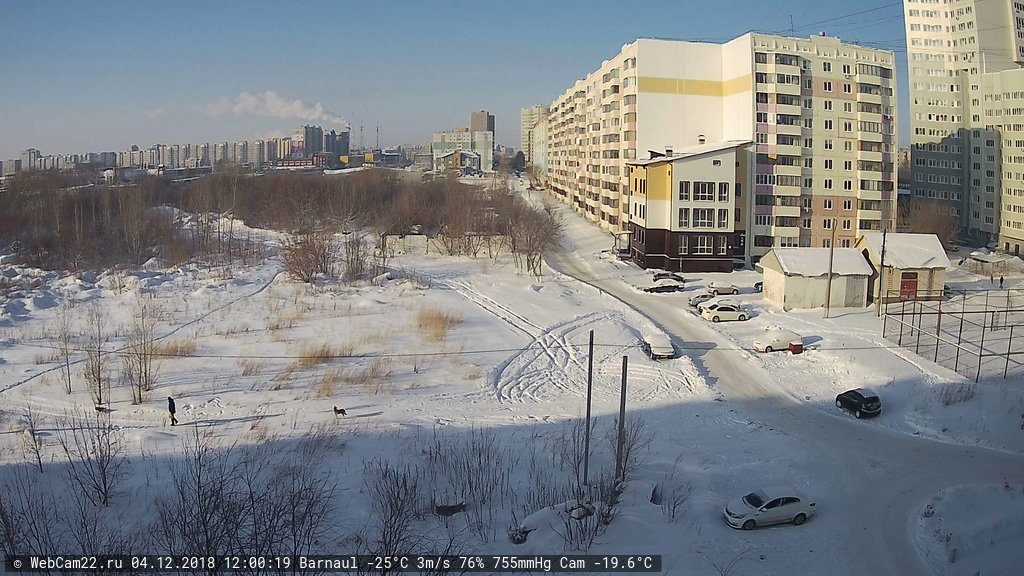 Кадр с камеры 4 декабря 2018 года