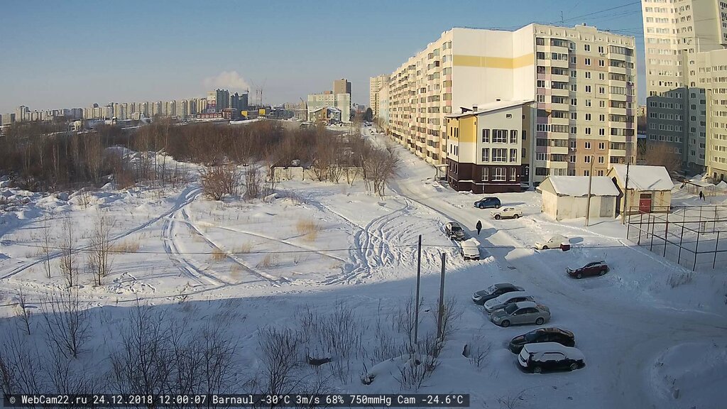 Кадр с камеры 24 декабря 2018 года