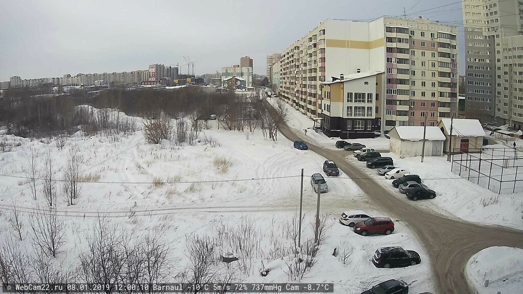 Кадр с камеры 8 января 2019 года