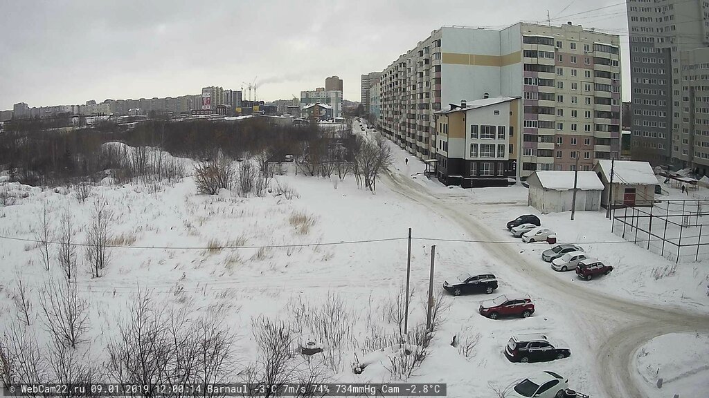 Кадр с камеры 9 января 2019 года