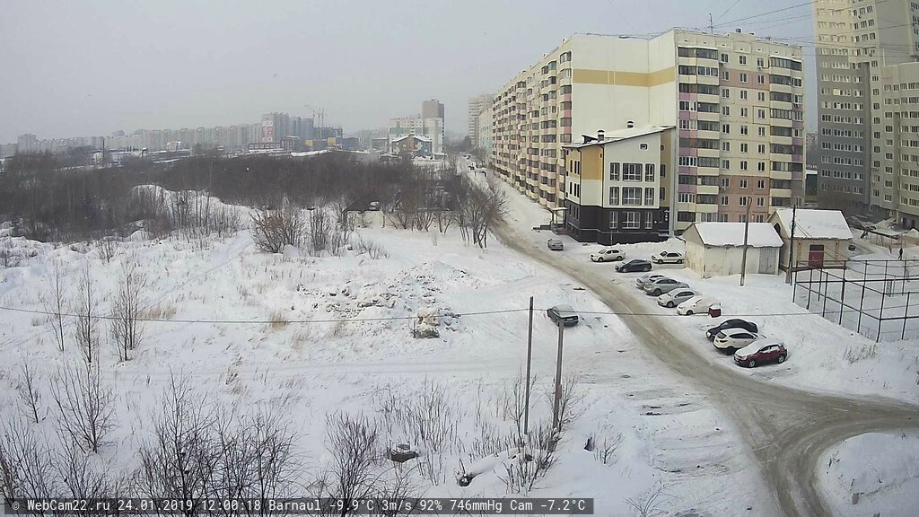 Кадр с камеры 24 января 2019 года