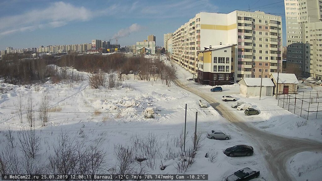Кадр с камеры 25 января 2019 года