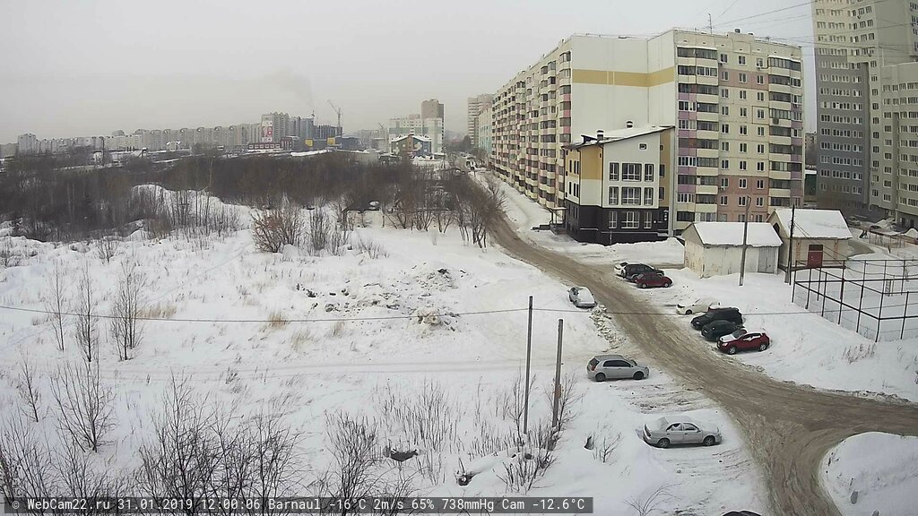 Кадр с камеры 31 января 2019 года