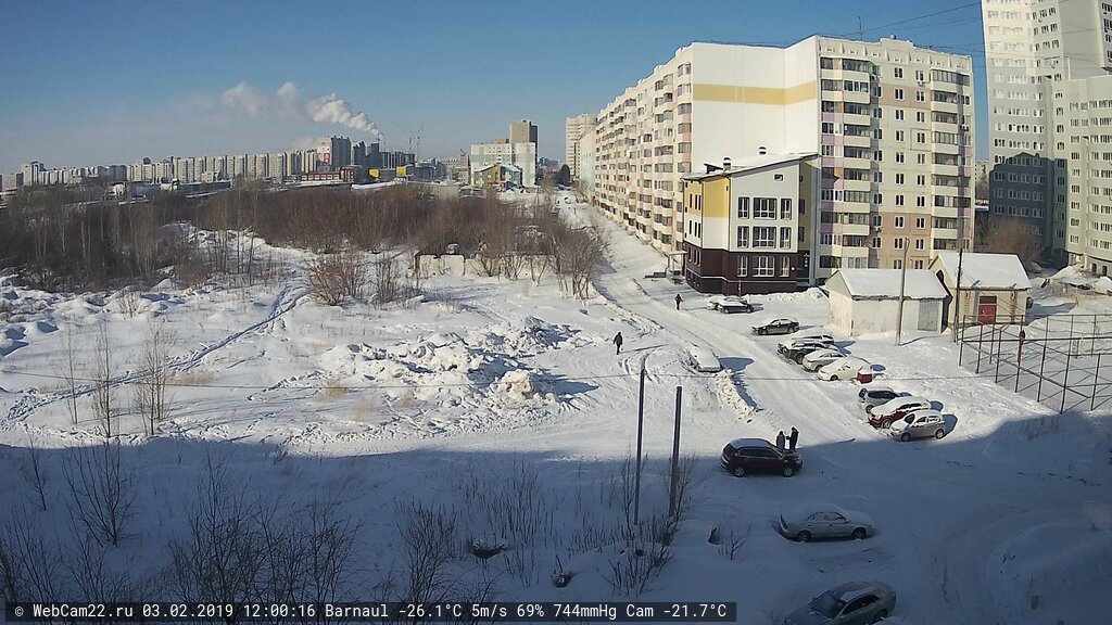 Кадр с камеры 3 февраля 2019 года