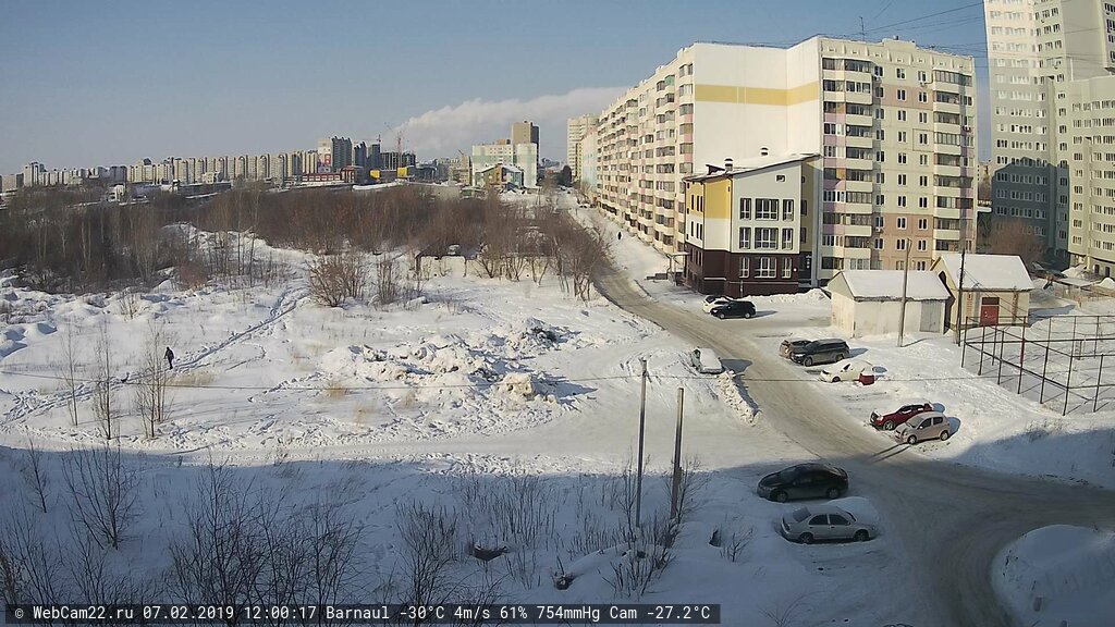 Кадр с камеры 7 февраля 2019 года