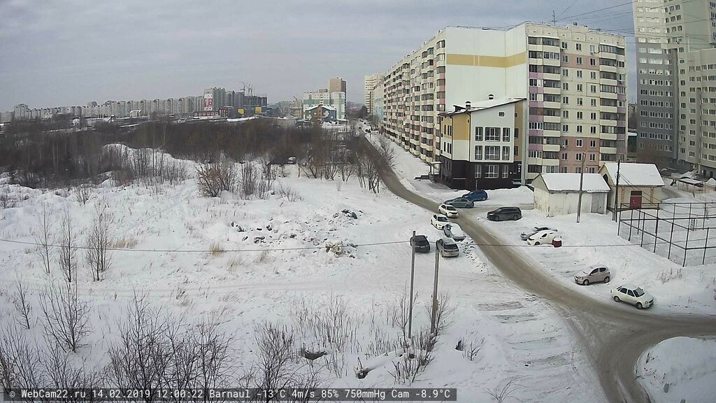 Кадр с камеры 14 февраля 2019 года