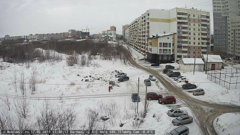 Кадр с камеры 17 февраля 2019 года