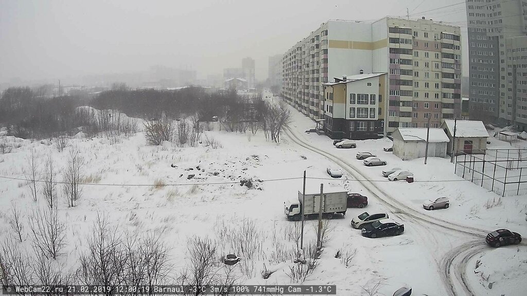 Кадр с камеры 21 февраля 2019 года