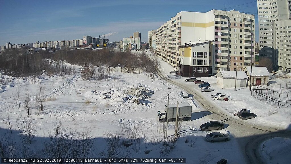 Кадр с камеры 22 февраля 2019 года
