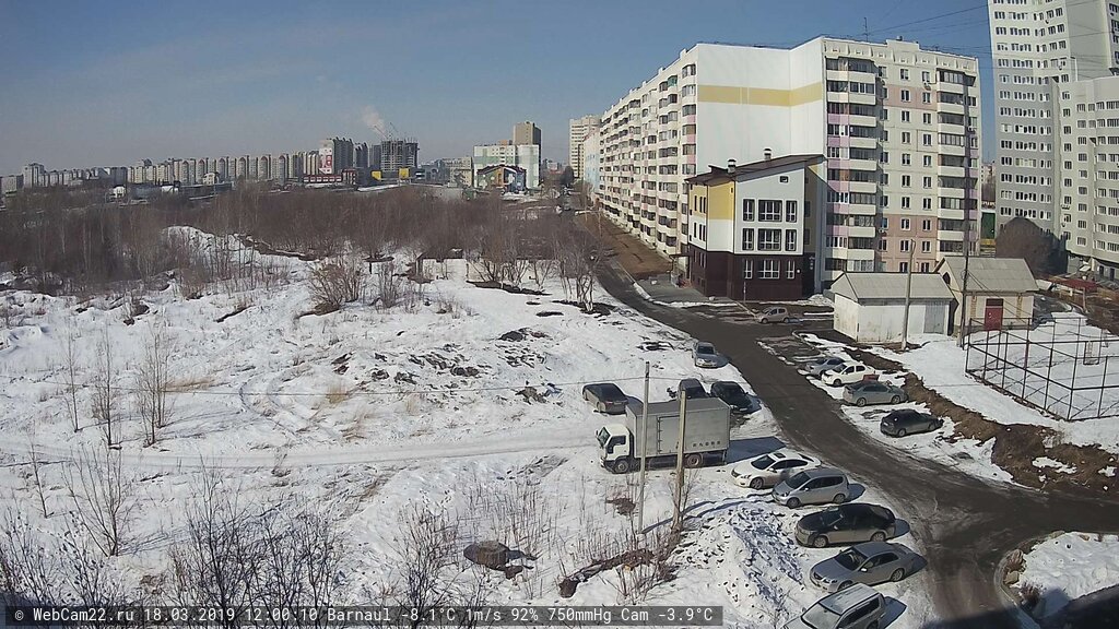 Кадр с камеры 18 марта 2019 года