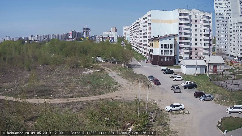 Кадр с камеры 9 мая 2019 года